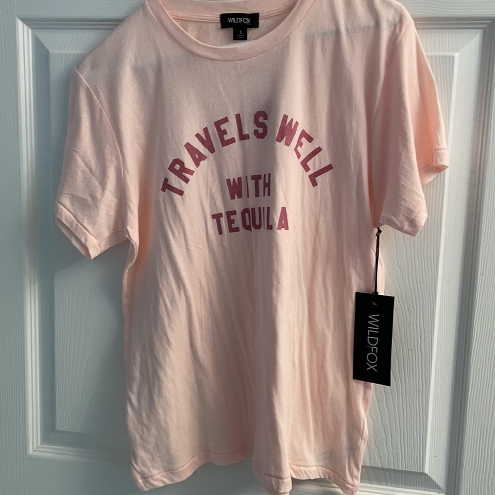 Wild fox blush small t-shirt